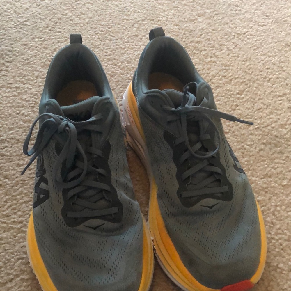 Men’s HOKA bondi 8 size 13 2E Wide in Goblin Blue